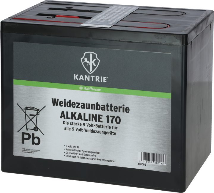 KANTRIE Weidezaunbatterie Alkaline 9 V